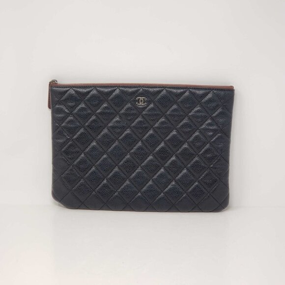 Chanel CC Caviar Quilted Cosmetic / Clutch Bag - Picture 4 of 14